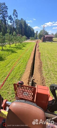 Услуги траншеекопателя