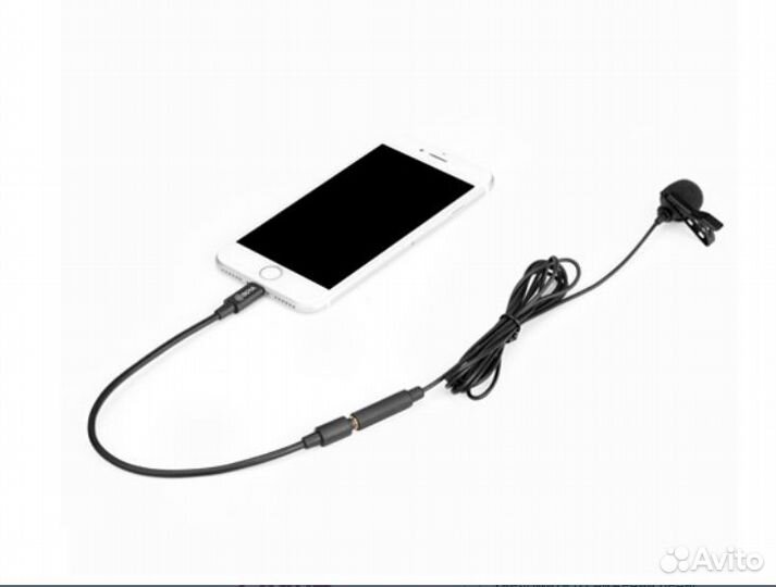 Микрофон Boya BY-M2 петличный, Lightning (MFI)