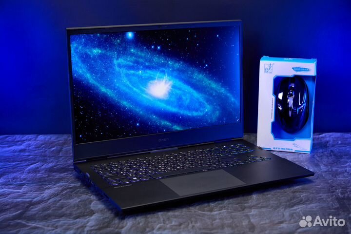 Мощный HP игровой / RX 6600/ Ryzen 5 / 16.1