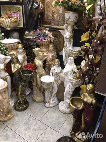 Интерьерные фигуры из гипса