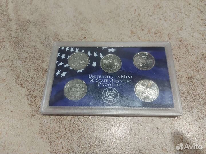 Годовой набор квотеров США