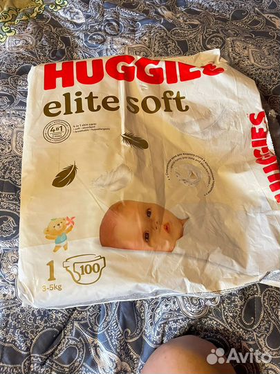 Подгузники huggies elite soft 1