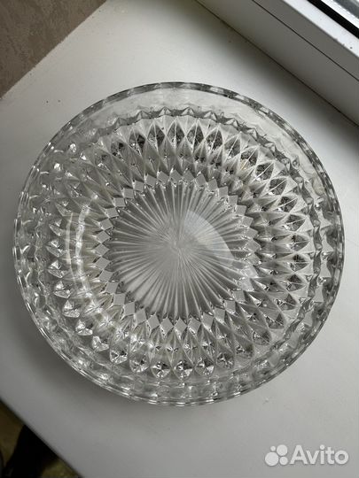 Хрустальная ваза большая