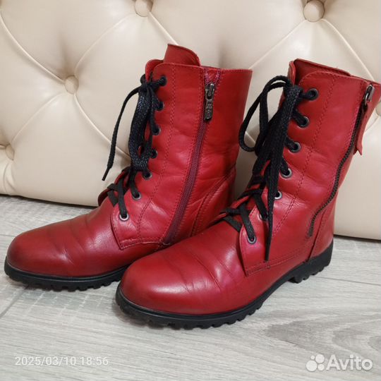 Ботинки женские 38 размер натуральная кожа