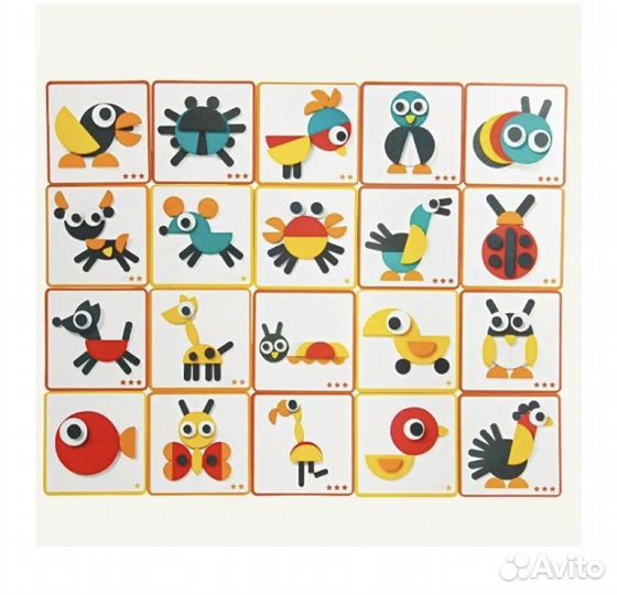 Новая Мозаика деревянная, геоанимо, аналог джеко