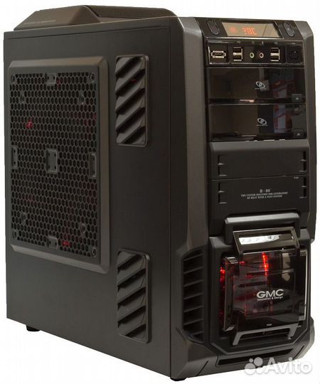 Корпус Miditower ATX GMC H80 Black