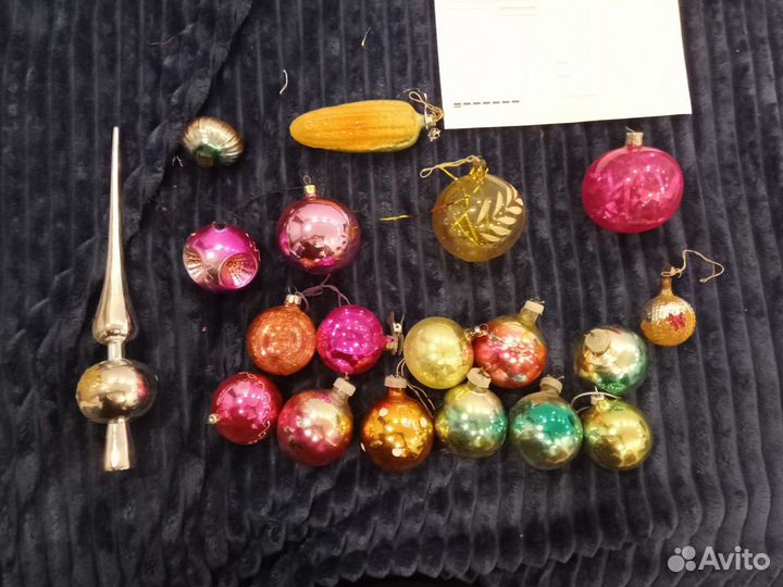 Ёлочные игрушки СССР