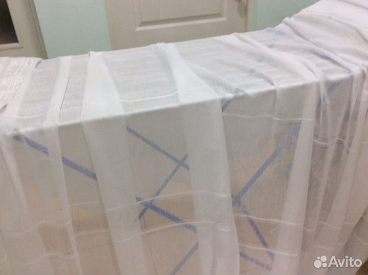 Тюль под лен новый