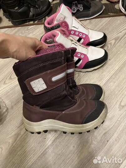 Зимние сапоги для девочки