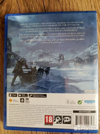 God of war ragnarok ps5 диск русская озвучка