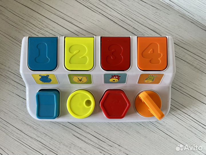 Развивающая игрушка Веселые зверушки