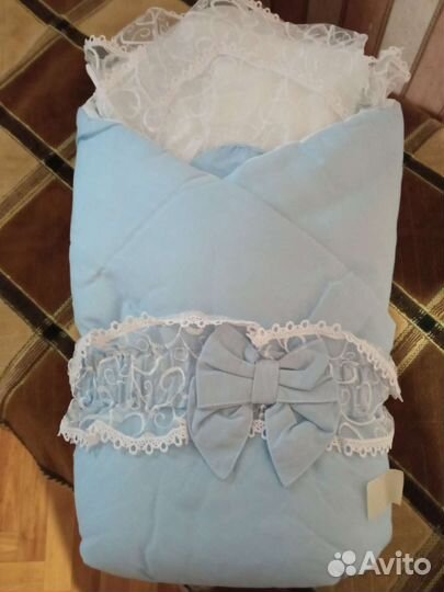 Конверт на выписку для мальчика летний