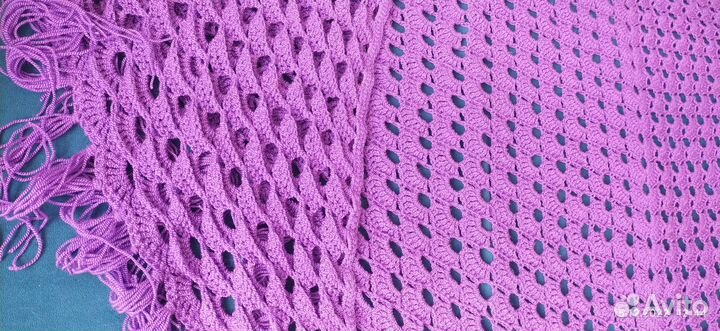 Шикарный треугольный платок, палантин