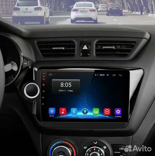 Магнитола для Киа Рио 3 на Андроиде,2011-2016