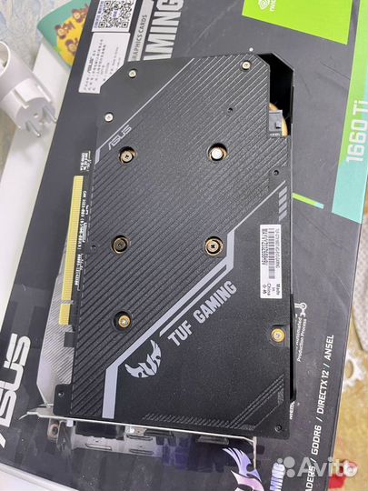 Asus TUF gaming geforce GTX 1660TI 6гб видеокарта