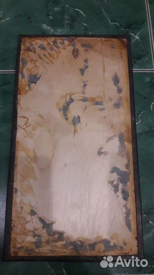 Картина гравюра- медная чеканка -Девушка с факелом