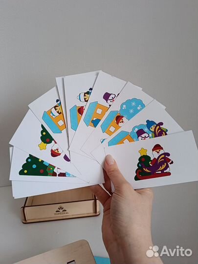 Игровой набор из дерева Зима в городе Крона