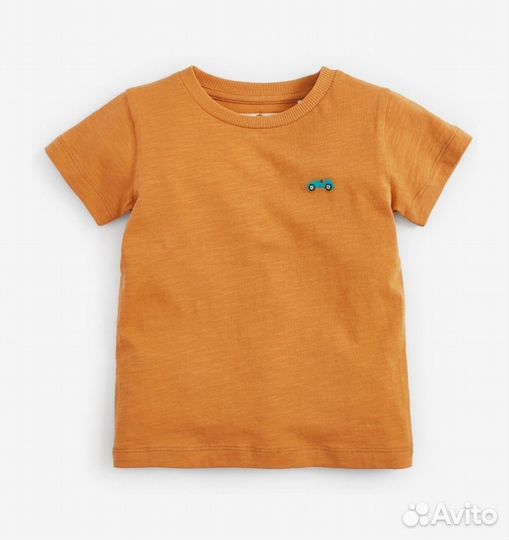 Новые футболки Next с машинками 86
