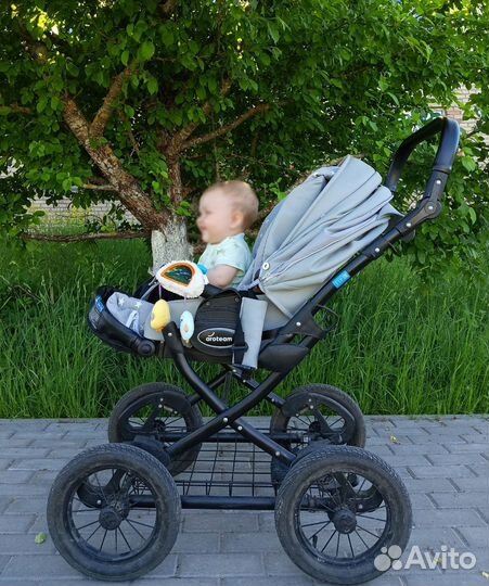 Коляска AroTeam Cocoline Экокожа 2 в 1