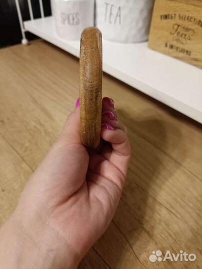 Поднос мини из дерева манго Antic line