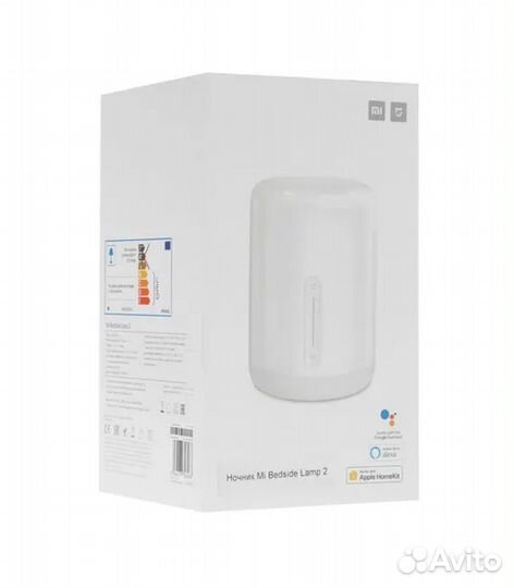 Умный ночник Xiaomi Mi Bedside Lamp 2, белый (MUE4