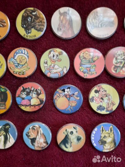 Значки детские 38шт. Цена за все