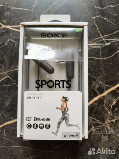 Беспроводные наушники sony wi-sp500