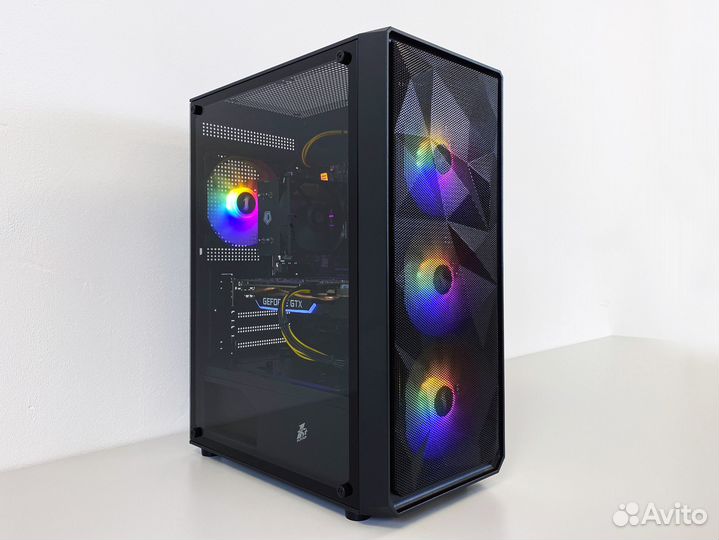 Игровой пк Ryzen 5 5500, RTX 2060 Super, 16Gb 3200