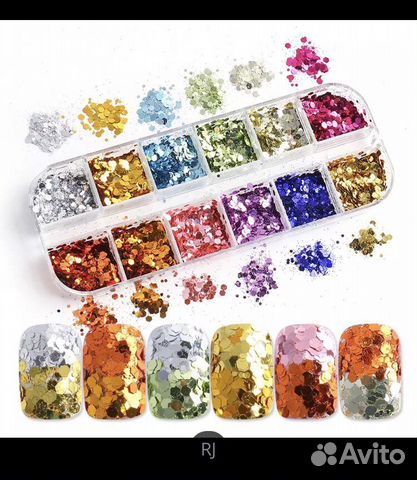 Блестки для дизайна ногтей/блестки для маникюра