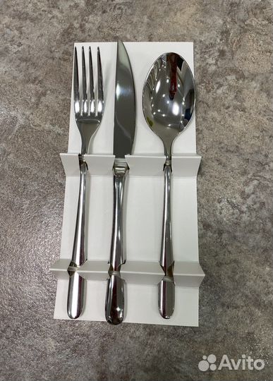 Вилка ложка нож и поварской нож