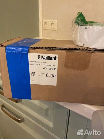 Горизонтальный проход через стену Vaillant 60/100