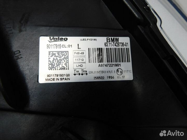 Фара левая BMW X1