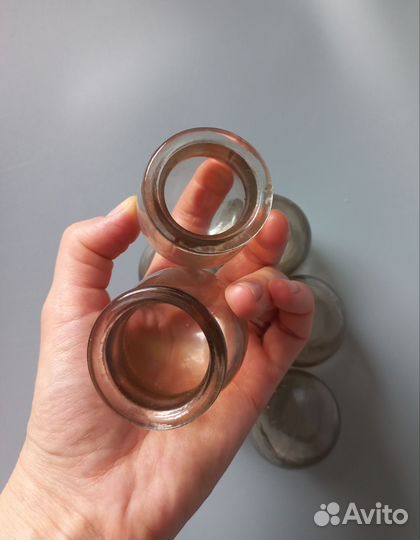 Медицинские банки стеклянные СССР