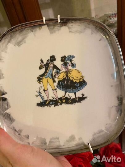 Тарелка декоративная. Швейцария. Винтаж
