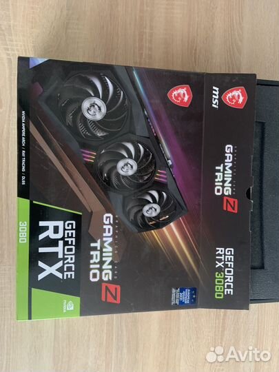 Видеокарта MSI GeForce RTX 3080 gaming Z trio