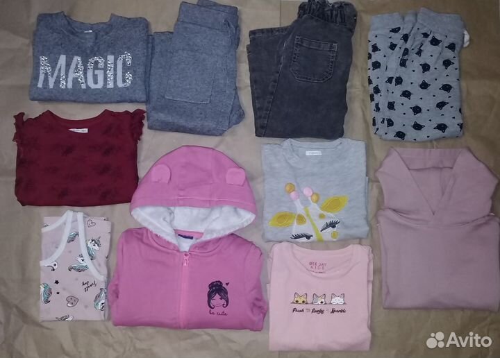 Одежда на девочку пакетом 62