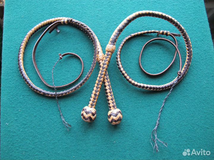 Кнут кожаный новый разной длины