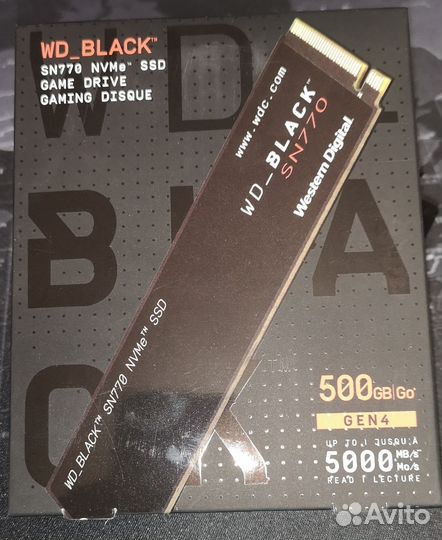 WD Black SN770 500Gb