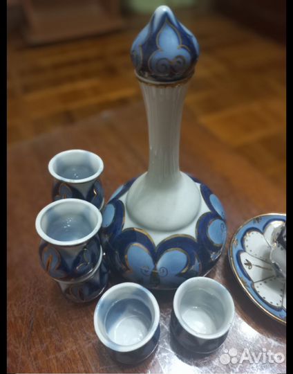 Кофейный сервиз СССР гжель