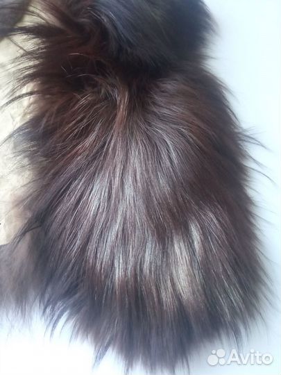 Мех песец воротник