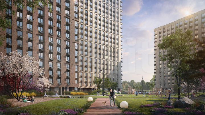 3-к. апартаменты, 69,3 м², 7/23 эт.