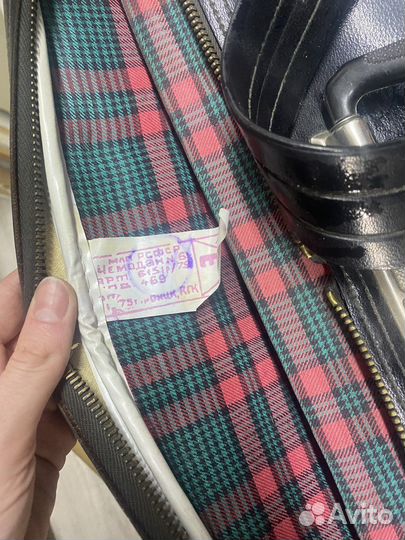 Кожаный чемодан