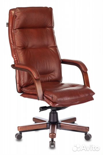 Кресло руководителя Бюрократ T-9927walnut
