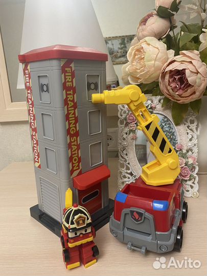 Пожарная станция робокар поли