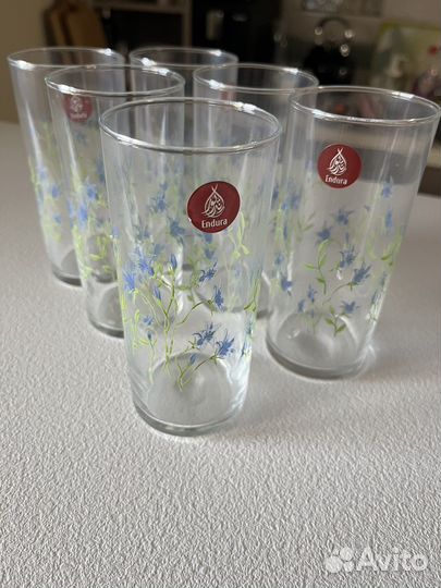 Стаканы новые 6шт