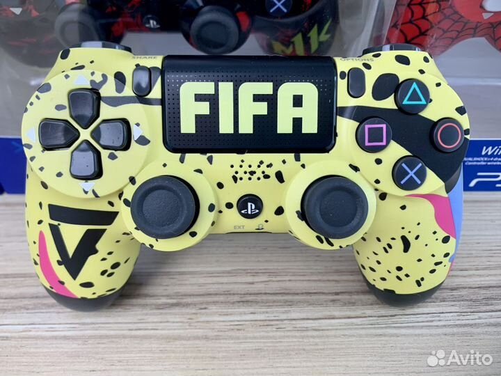 Джойстик геймпад PS4 (1000mAh) с принтом