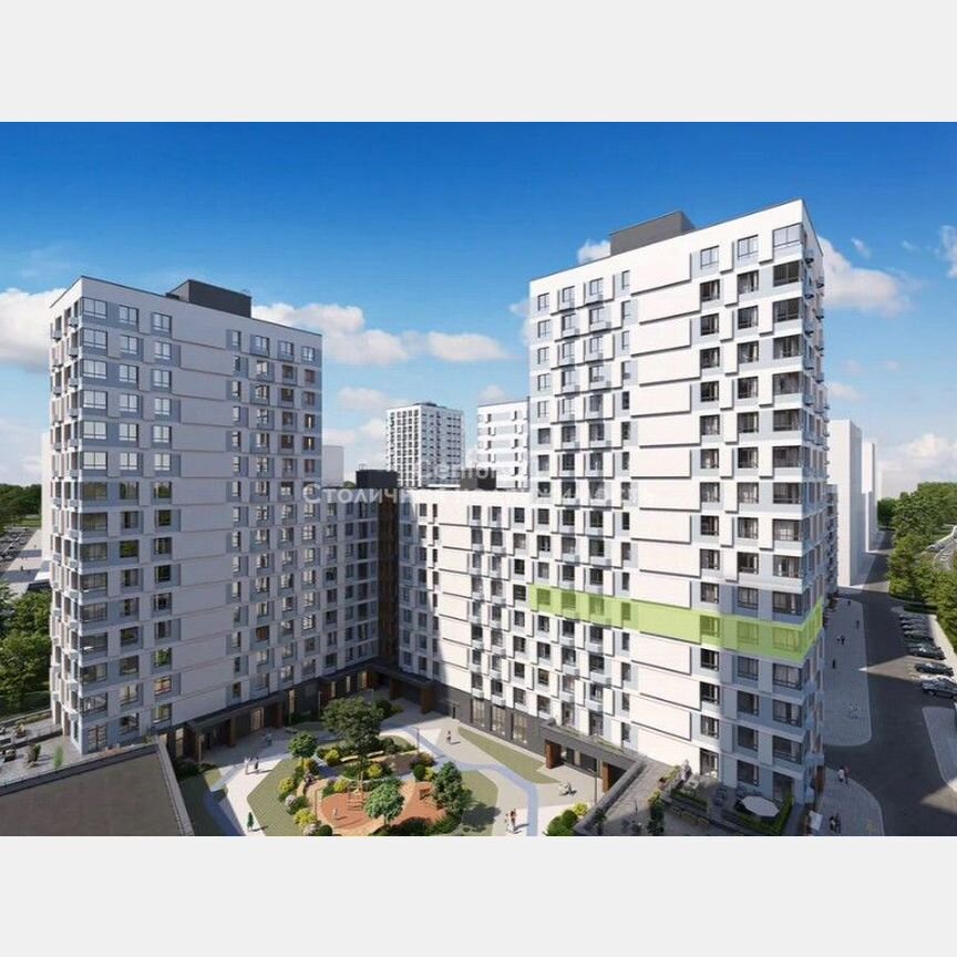 1-к. квартира, 39,9 м², 6/17 эт.