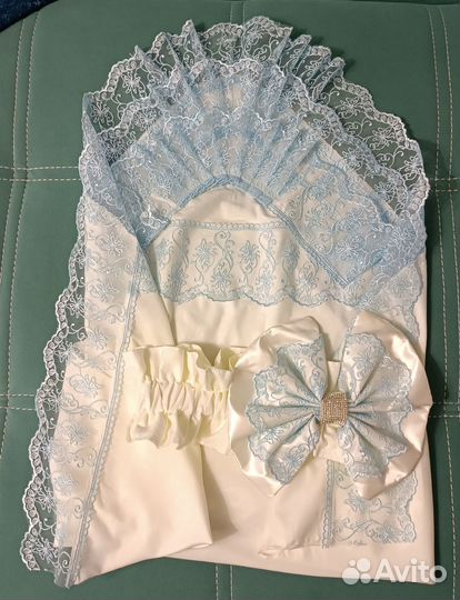 Конверт пеленка на выписку летний