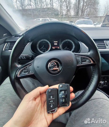 Ключ Skoda / Ключ Шкода с привязкой к автомобилю