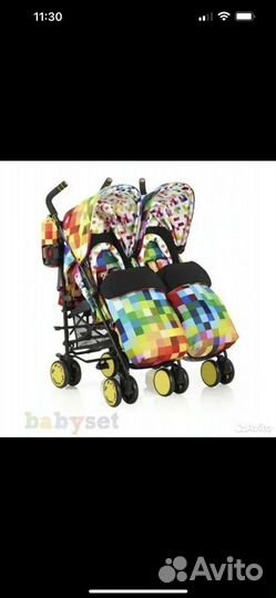 Коляска для двойни